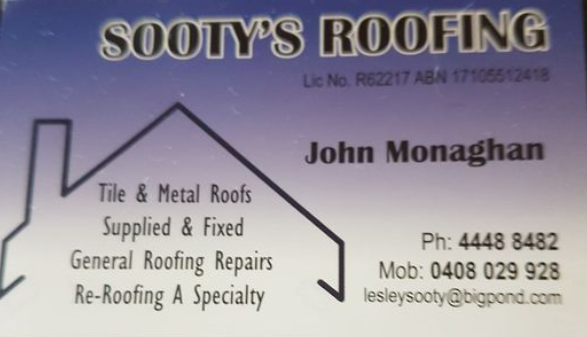 Sootys roofing Shoalhaven